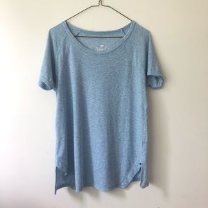 Baby Blue Marled Tee
